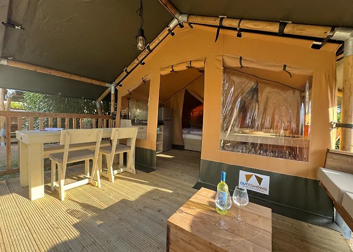 Campingplatz Estivo Safari Tents On Cisano San Vito